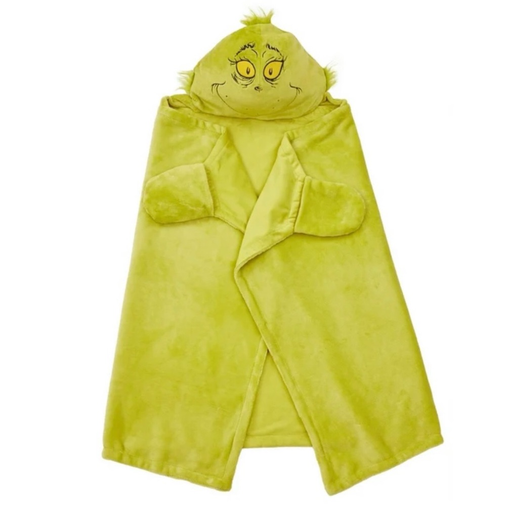 Dr. Seuss Grinch Hooded Throw